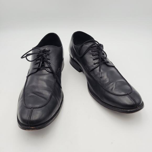 Cole Haan Air Colton Black Leather Lace Up Shoes NikeAir Sole Men\'s 11 M Split main image 11
